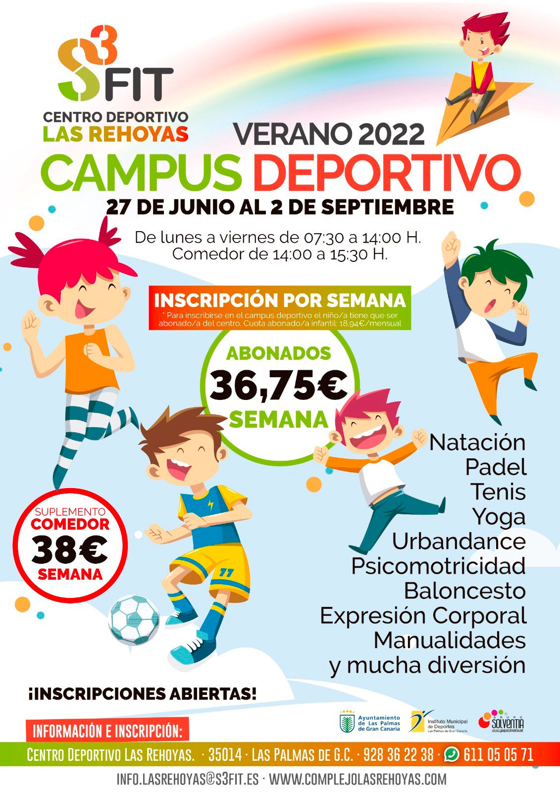 Campus de Verano en Las Palmas - La Rehoyas 2022